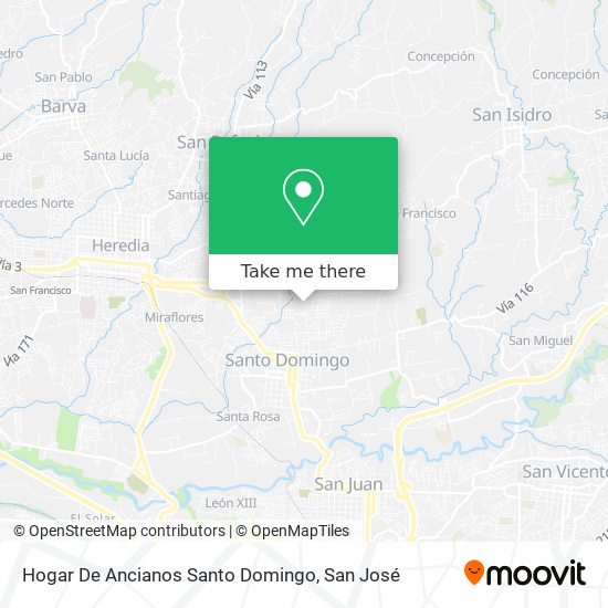 Hogar De Ancianos Santo Domingo map