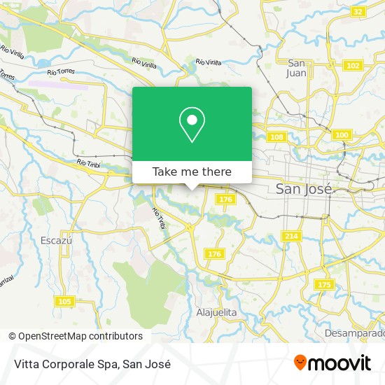 Mapa de Vitta Corporale Spa