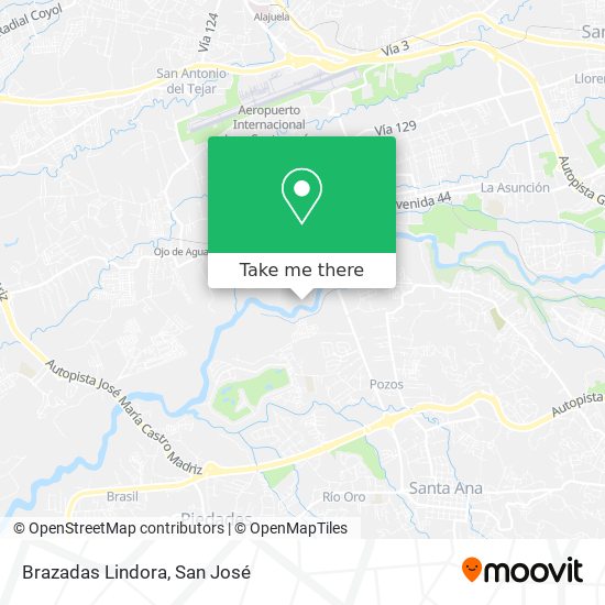 Brazadas Lindora map