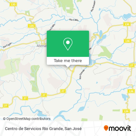 Centro de Servicios Río Grande map