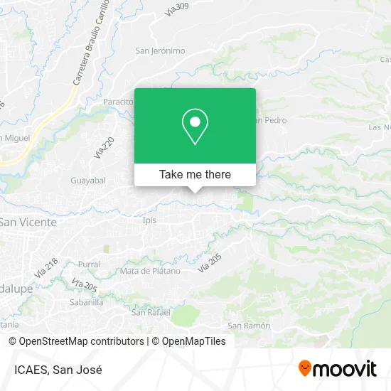ICAES map
