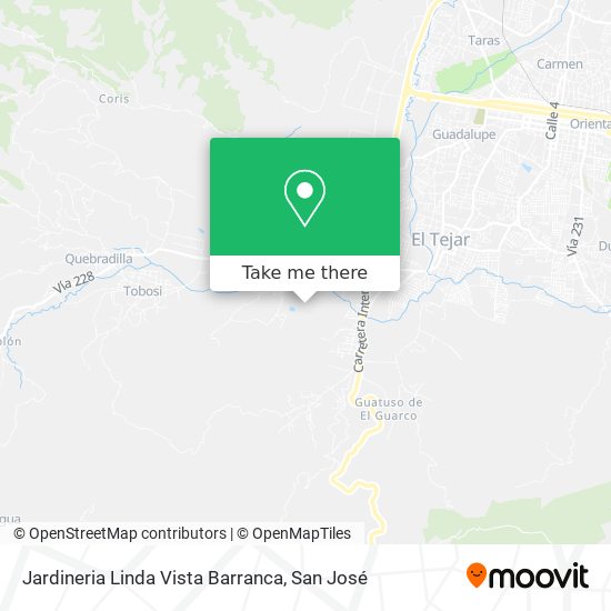 Jardineria Linda Vista Barranca map
