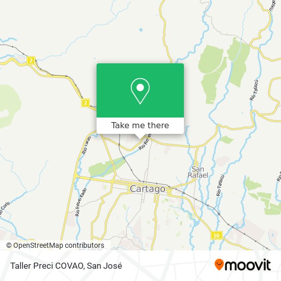 Taller Preci COVAO map