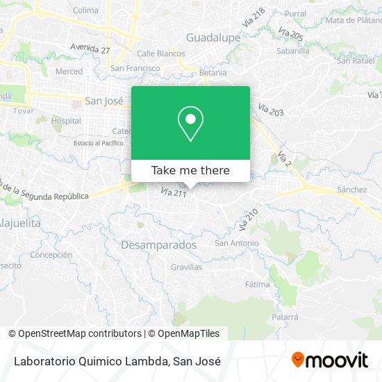 Laboratorio Quimico Lambda map