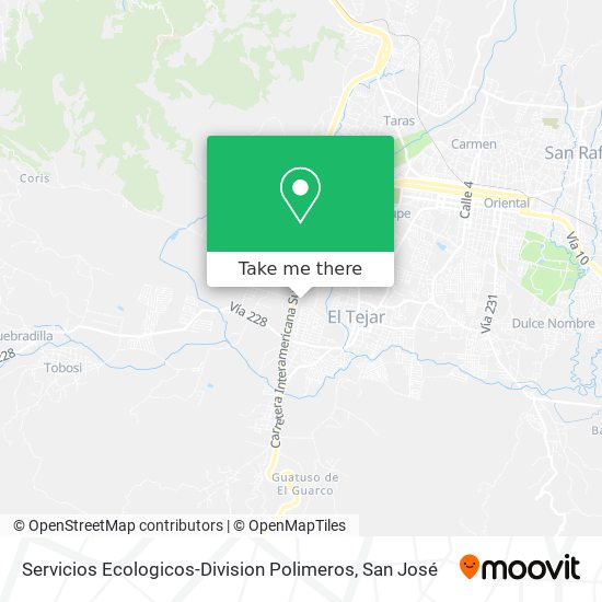 Mapa de Servicios Ecologicos-Division Polimeros