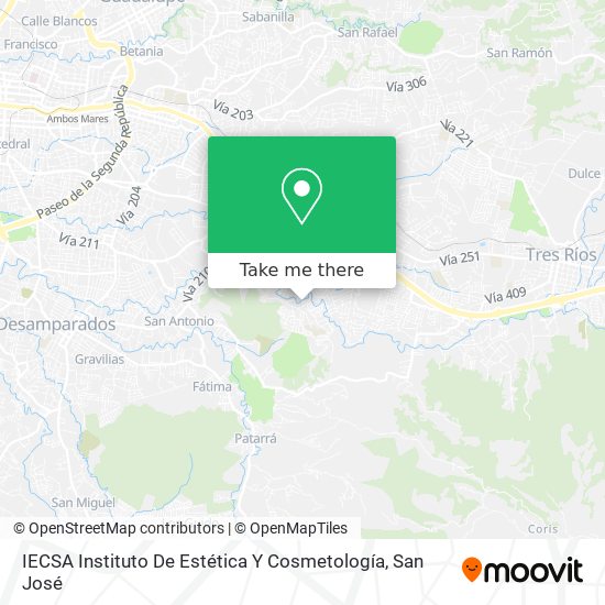 IECSA Instituto De Estética Y Cosmetología map
