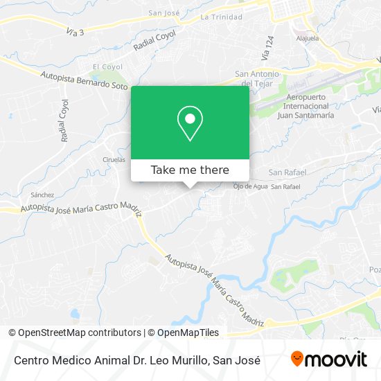 Centro Medico Animal Dr. Leo Murillo map