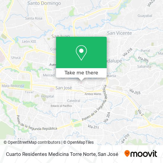 Cuarto Residentes Medicina Torre Norte map