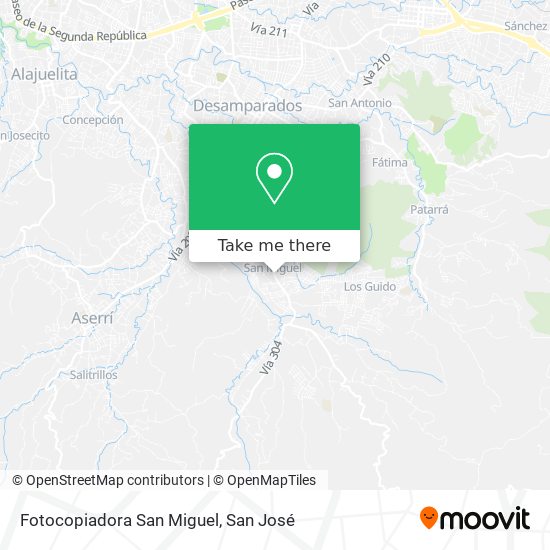 Fotocopiadora San Miguel map