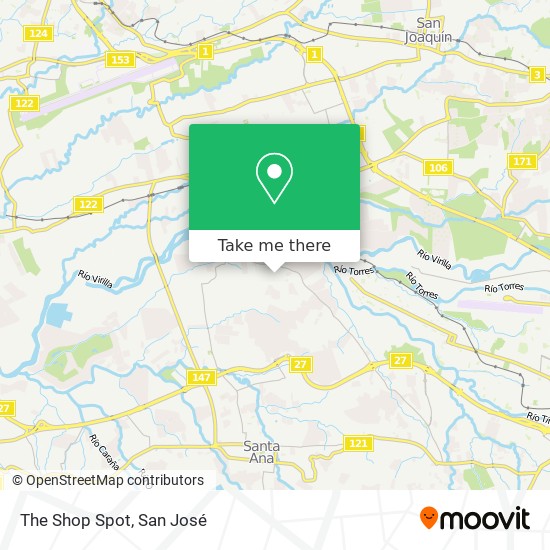 The Shop Spot map