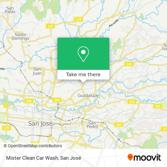 Mister Clean Car Wash map