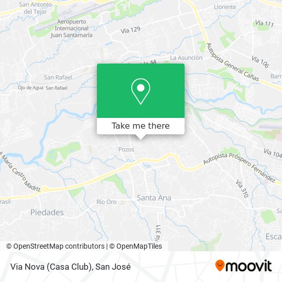 Mapa de Via Nova (Casa Club)