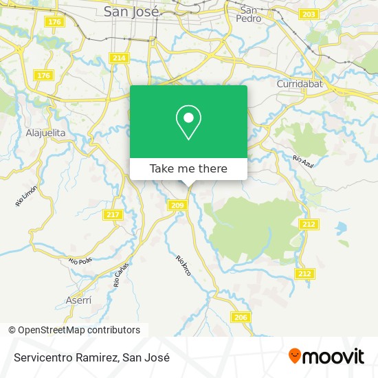 Servicentro Ramirez map