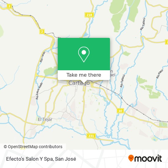 Efecto's Salon Y Spa map