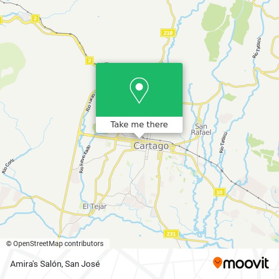 Amira's Salón map