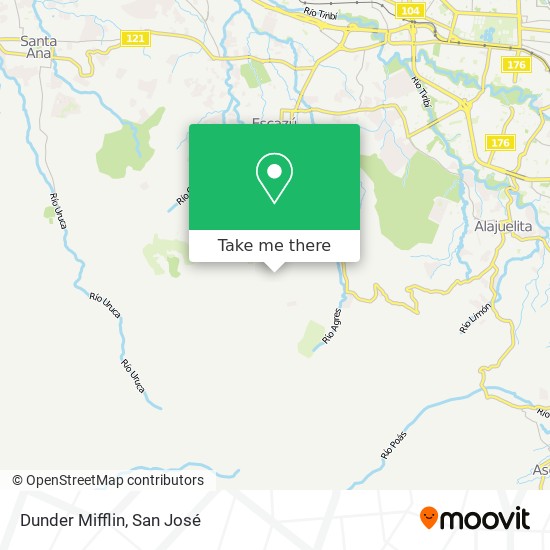 Dunder Mifflin map