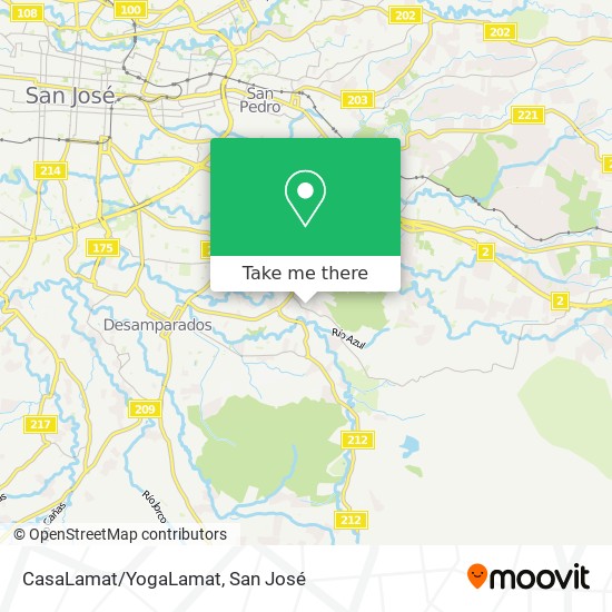 CasaLamat/YogaLamat map