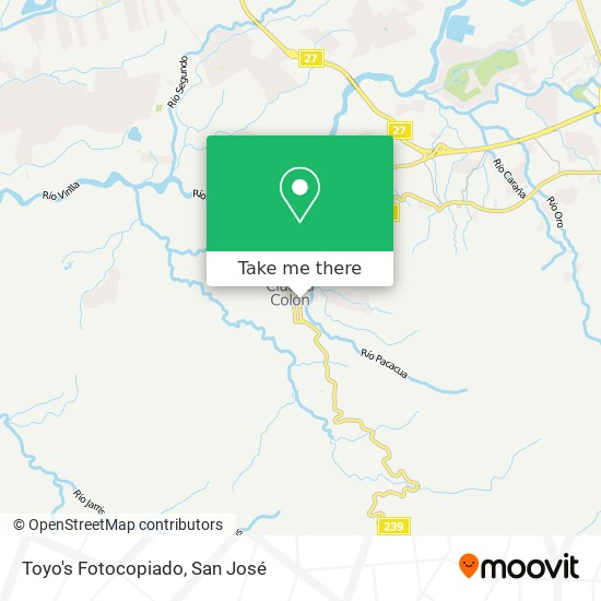 Toyo's Fotocopiado map