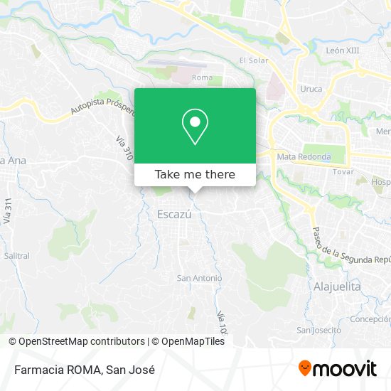 Farmacia ROMA map