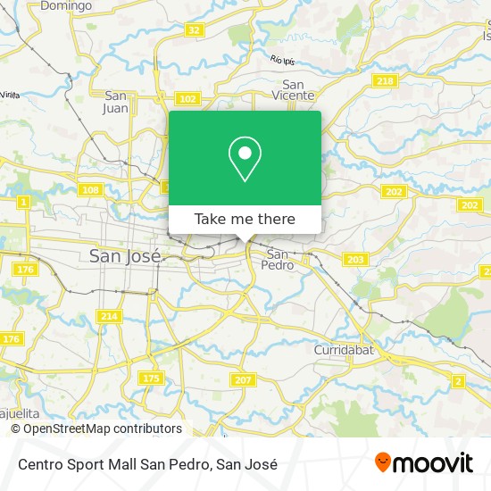 Centro Sport Mall San Pedro map