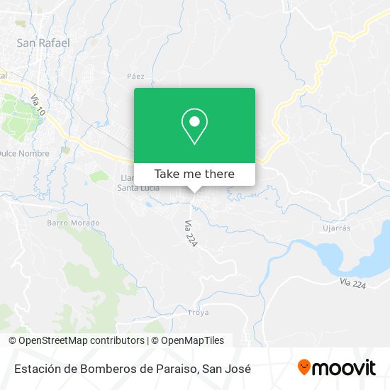 Estación de Bomberos de Paraiso map