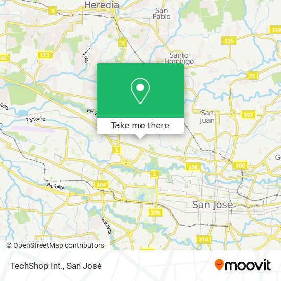 TechShop Int. map