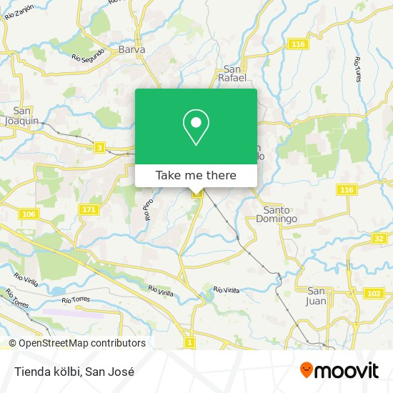 Tienda kölbi map