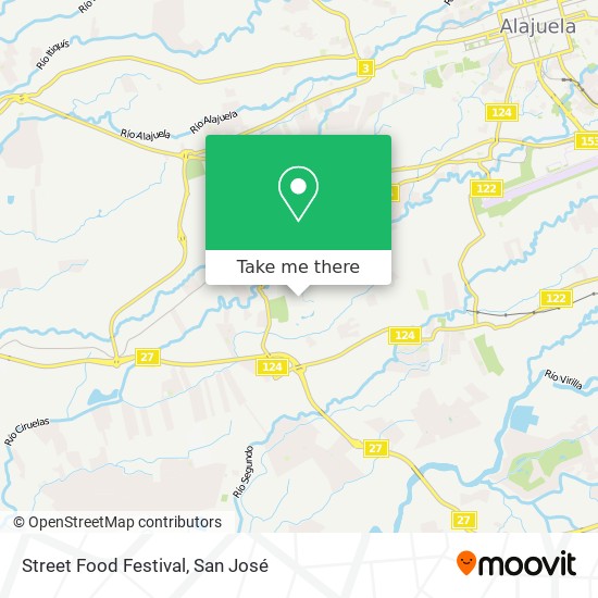 Street Food Festival map