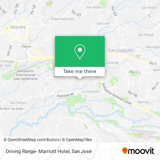 Driving Range- Marriott Hotel map