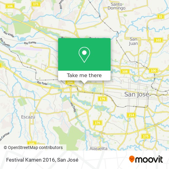 Festival Kamen 2016 map