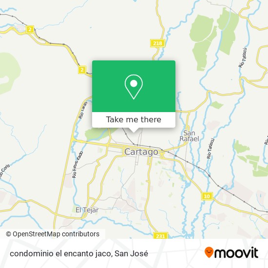 condominio el encanto jaco map