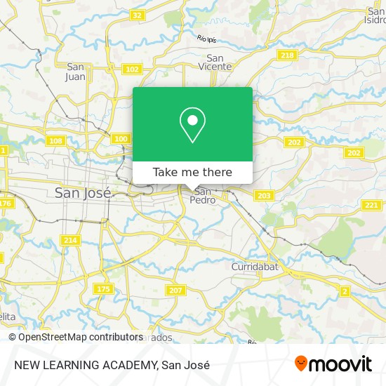 NEW LEARNING ACADEMY map