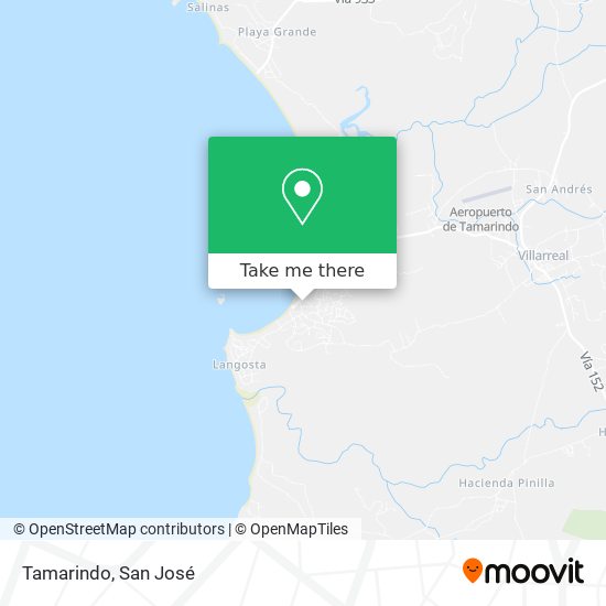 Tamarindo map