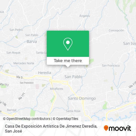 Mapa de Casa De Exposición Artística De Jimenez Deredia