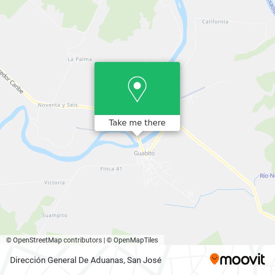 Mapa de Dirección General De Aduanas