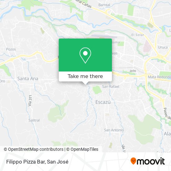 Filippo Pizza Bar map