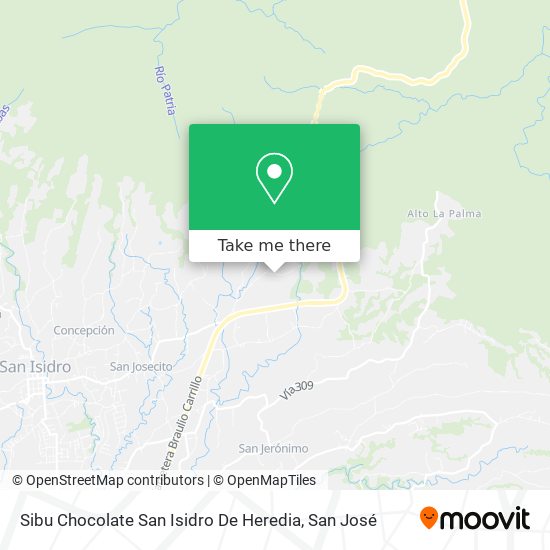 Sibu Chocolate San Isidro De Heredia map