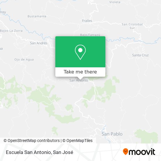 Mapa de Escuela San Antonio