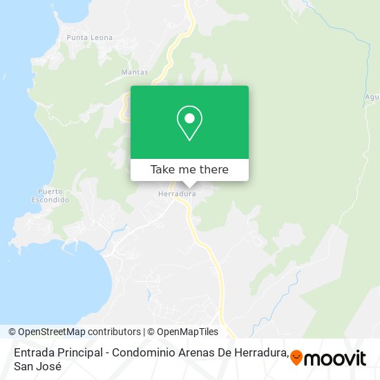 Entrada Principal - Condominio Arenas De Herradura map