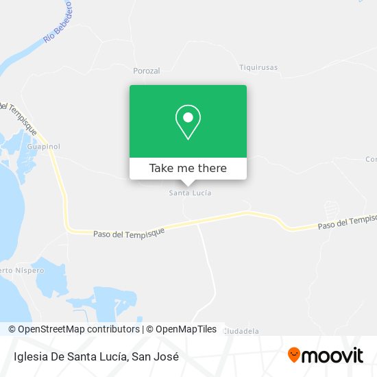 Mapa de Iglesia De Santa Lucía