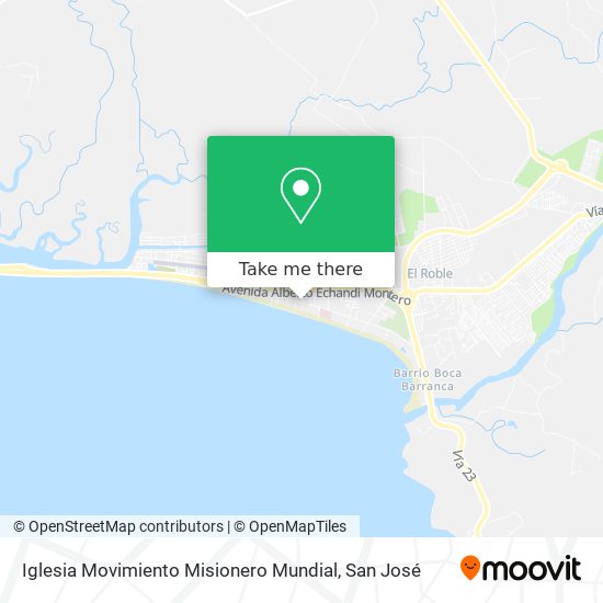Iglesia Movimiento Misionero Mundial map