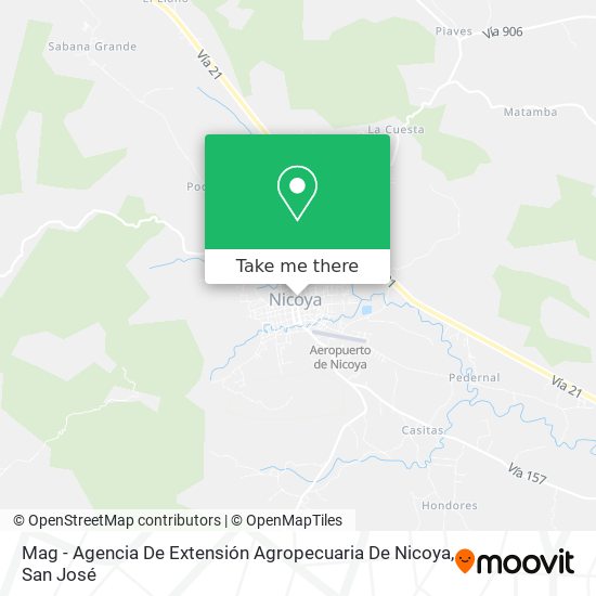 Mapa de Mag - Agencia De Extensión Agropecuaria De Nicoya