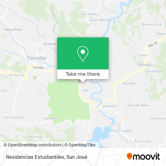 Mapa de Residencias Estudiantiles
