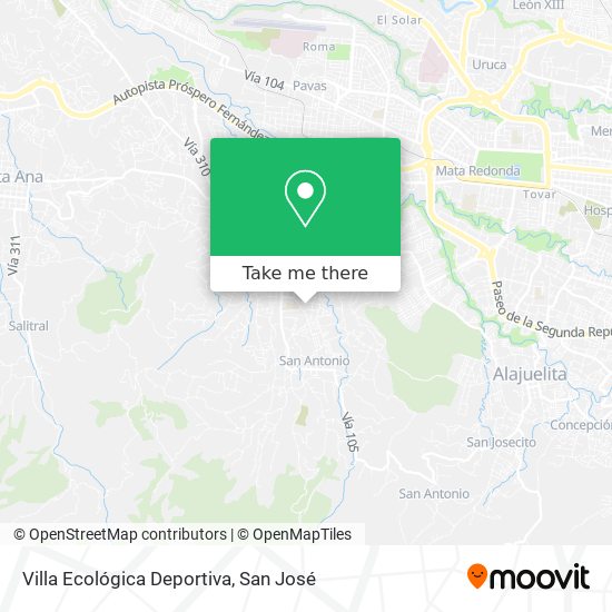 Villa Ecológica Deportiva map
