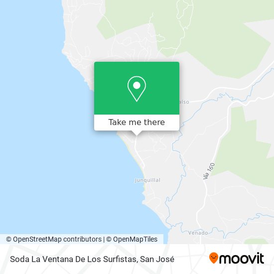 Mapa de Soda La Ventana De Los Surfistas