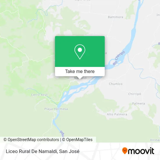 Liceo Rural De Namaldi map