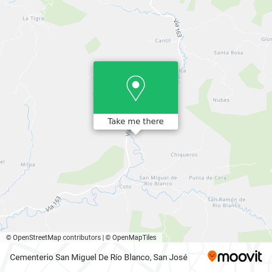 Cementerio San Miguel De Río Blanco map