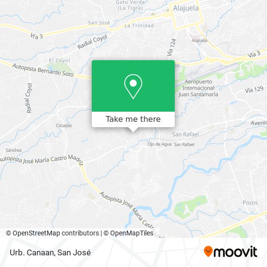 Mapa de Urb. Canaan