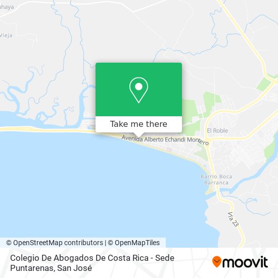 Colegio De Abogados De Costa Rica - Sede Puntarenas map