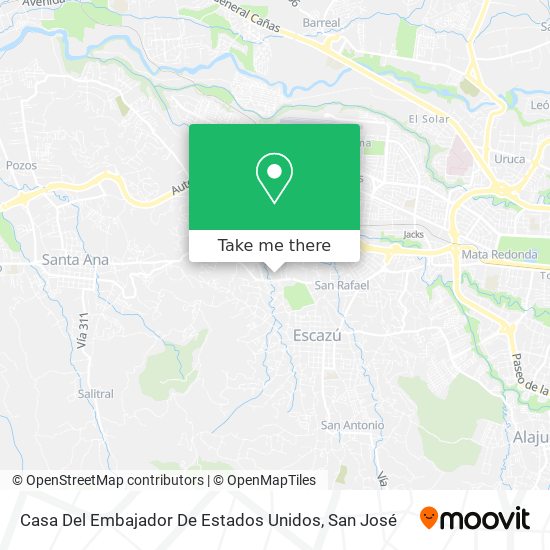 Casa Del Embajador De Estados Unidos map